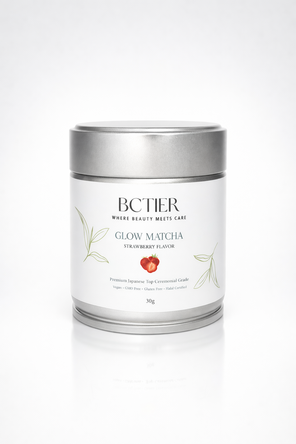 Glow Matcha – Sabor Fresa (30g)